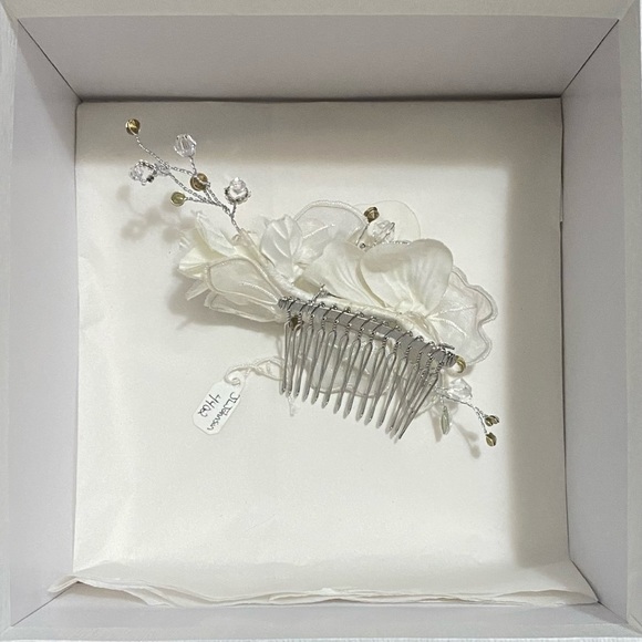 NWT-Crystal Bridal Hairpiece - Picture 4 of 7